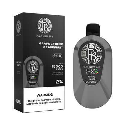 Platinum Bar 15000 Puffs Wiederaufladbares Einweg Kit - 📢EXKLUSIVES ANGEBOT - Nehme 4 Zahle NUR 3! + Ab einem Einkauf von 120€ 1 Mystery Vapes Gratis + Kostenloser Versand 📢