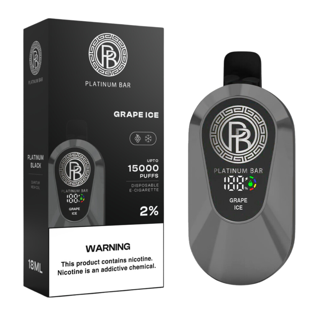 Platinum Bar 15000 Puffs Wiederaufladbares Einweg Kit - 📢EXKLUSIVES ANGEBOT - Nehme 4 Zahle NUR 3! + Ab einem Einkauf von 120€ 1 Mystery Vapes Gratis + Kostenloser Versand 📢