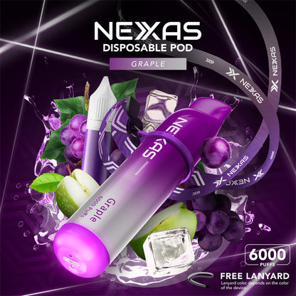 [Clearance Sale] Nexas 6000 Puffs Einweg Kit 600mAh 12ml