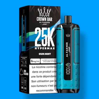 AL Fakher Crown Bar 25K Hypermax Einweg Kit (25000 Puffs) - 💥 Nehme 4 Zahle NUR 3! + Ab einem Einkauf von 100€ 2 Mystery Gratis💥