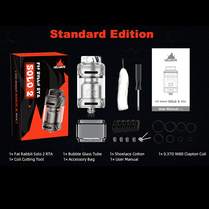 Hellvape Fat Rabbit Solo 2 RTA Verdampfer 5ml
