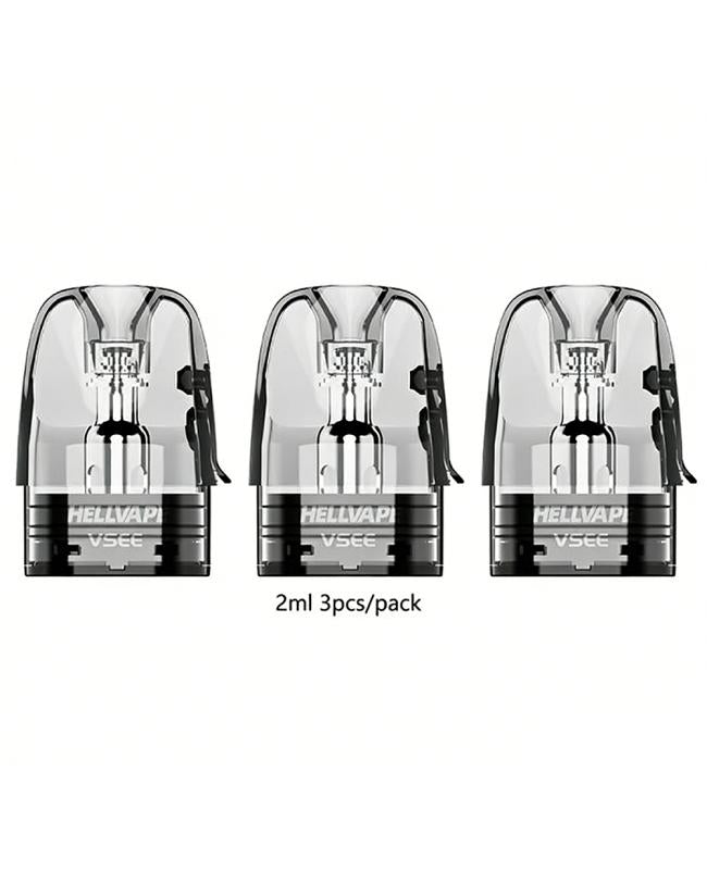 Hellvape Vsee Pod Kartusche 2ml (3 Stück/Packung)