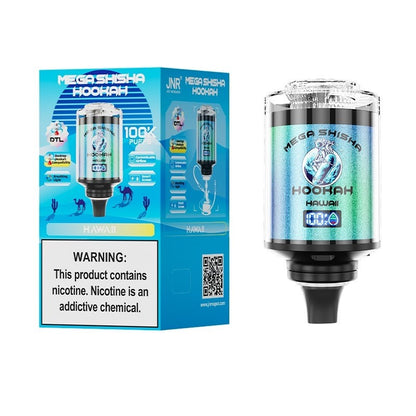 JNR Mega Shisha Hookah 100K Wiederaufladbares Einweg Kit 60ml - 💥 Nehme 4 Zahle NUR 3! + Ab einem Einkauf von 100€ 2 Mystery Gratis💥