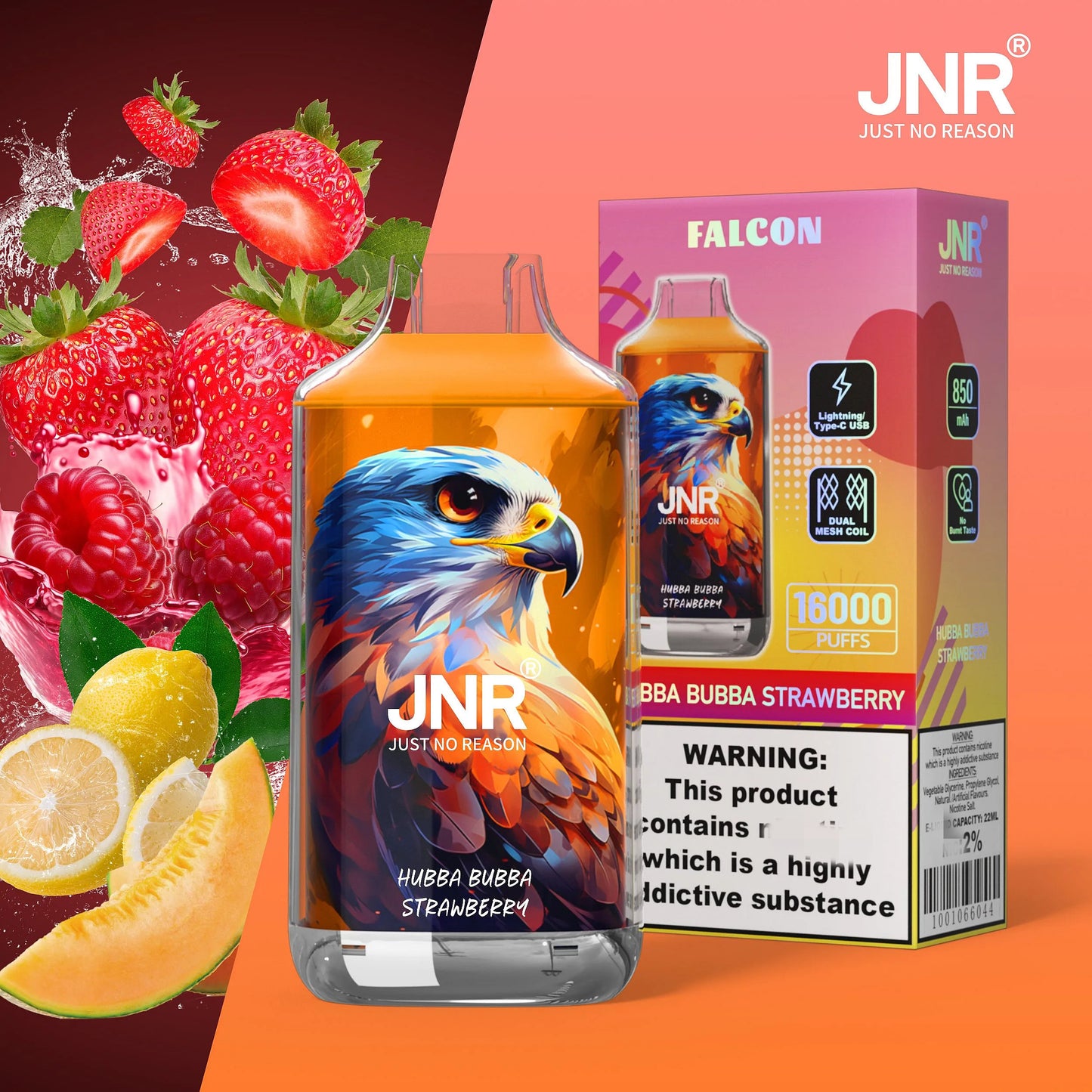 [Clearance Sale] JNR Falcon 16000 16K Puffs Einweg Kit - 💥 Nehme 5 Zahle NUR 4! + Ab einem Einkauf von 100€ 2 Mystery Gratis💥