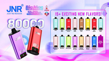 JNR BIG MAC Shisha 80K 80000 Puffs Einweg Kit- 💥 Nehme 5 Zahle NUR 4! + Ab einem Einkauf von 100€ 2 Mystery Gratis💥