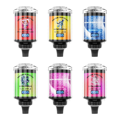 JNR Mega Shisha Hookah 100K Wiederaufladbares Einweg Kit 60ml