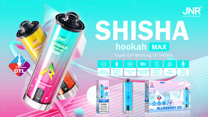 JNR Shisha Hookah Max 22000 22K Puffs DTL Einweg Kit