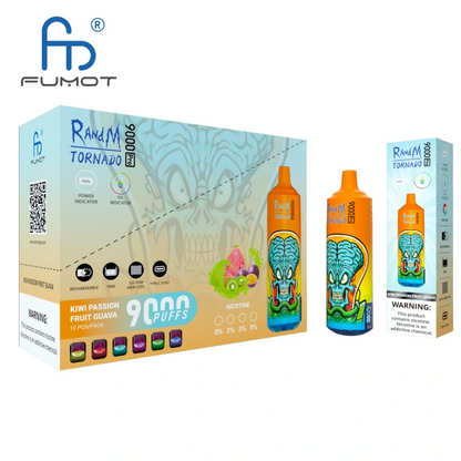 Randm Tornado 9000 Pro 9000 Puffs Wiederaufladbares Einweg Kit