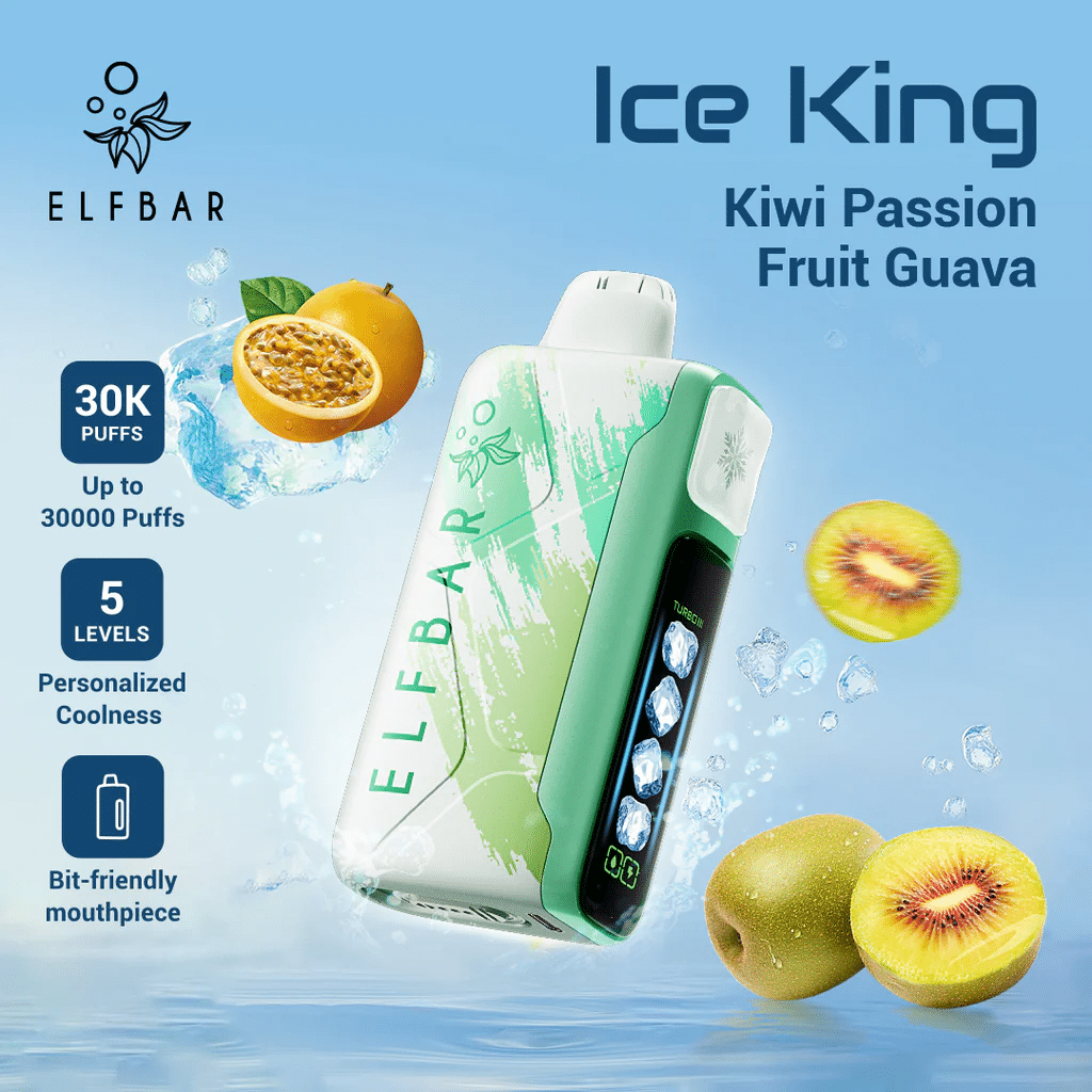 ELF Bar Ice King 30K Wiederaufladbares Einweg Kit (30000 Puffs) - 💥 Nehme 5 Zahle NUR 4!