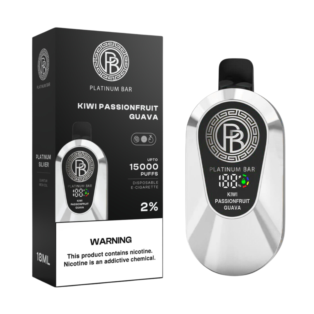 Platinum Bar 15000 Puffs Wiederaufladbares Einweg Kit - 📢EXKLUSIVES ANGEBOT - Nehme 4 Zahle NUR 3! + Ab einem Einkauf von 120€ 1 Mystery Vapes Gratis + Kostenloser Versand 📢