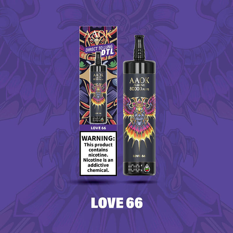 AAOK 80K 80000 PUFFS DTL Einweg Kit- 💥 Nehme 5 Zahle NUR 4! + Ab einem Einkauf von 100€ 2 Mystery Gratis💥