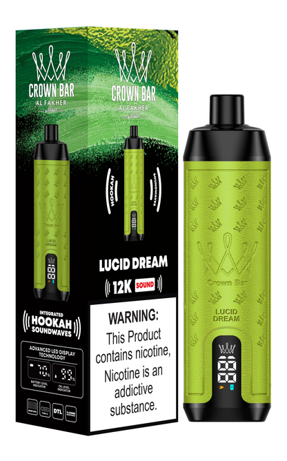 AL Fakher Crown Bar 12000 Puffs Shisha Hookah Einweg Vape - 💥 Ab einem Einkauf von 100€ 2 Mystery Gratis💥