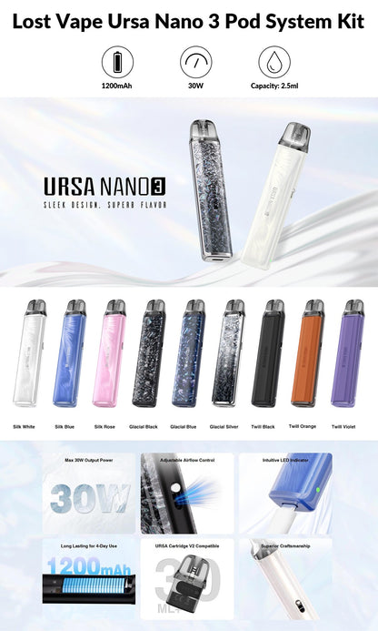 Lost Vape Ursa Nano 3 Kit 1200mAh