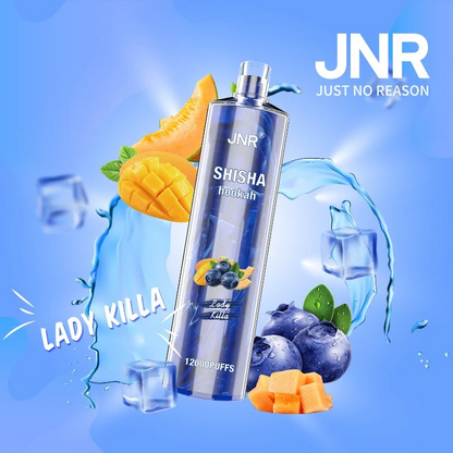 JNR Shisha Hookah 12000 Puffs DTL Wiederaufladbarer Einweg Vape - 📢EXKLUSIVES ANGEBOT - Nehme 4 Zahle NUR 3! + Kostenloser Versand ab einem Bestellwert von €150 📢