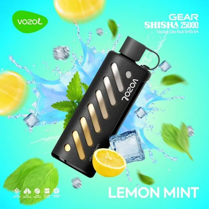 Vozol GEAR SHISHA 25000 Puffs Einweg Kit - 💥 Nehme 5 Zahle NUR 4! + Ab einem Einkauf von 100€ 2 Mystery Gratis💥