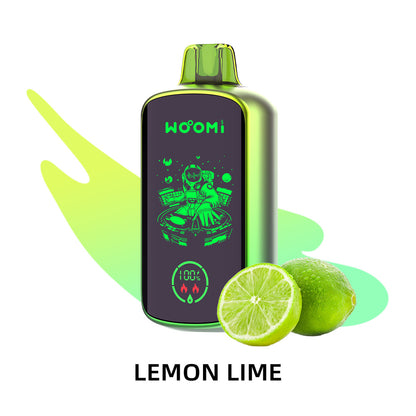 Woomi Play 22000 Puffs Wiederaufladbares Einweg Kit (vollständiger LED-Bildschirm) 10 Stück/Packung