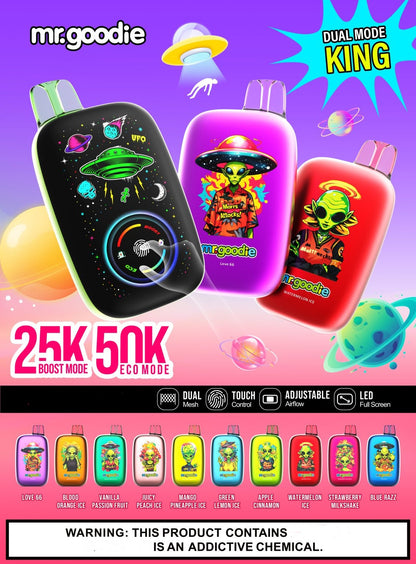 Mr.Goodie Dual Mode King 50K Einweg Kit (50000 puffs)