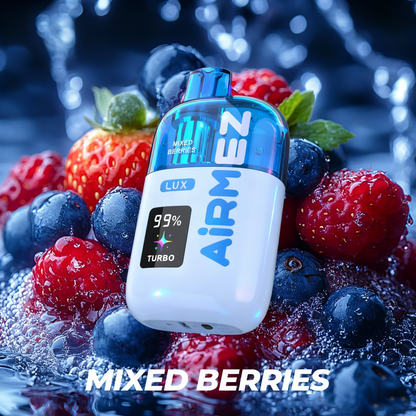 Airmez Lux 60000 60K Puffs Wiederaufladbares Einweg Kit - 💥 Nehme 5 Zahle NUR 4! + Ab einem Einkauf von 100€ 2 Mystery Gratis💥