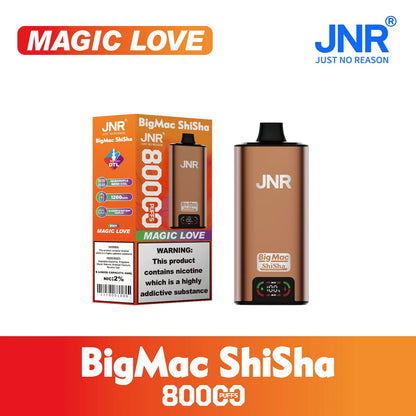 JNR BIG MAC Shisha 80K 80000 Puffs Einweg Kit- 💥 Nehme 5 Zahle NUR 4! + Ab einem Einkauf von 100€ 2 Mystery Gratis💥