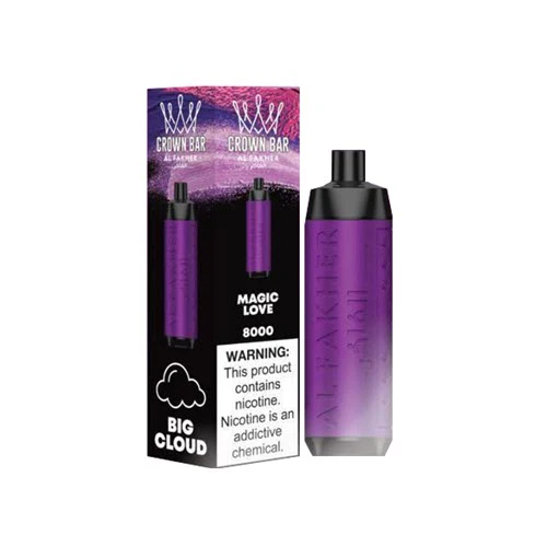 [Clearance Sale] Al Fakher Crown Bar Big Cloud 8000 Puffs Wiederaufladbares Einweg Kit DTL - 📢EXKLUSIVES ANGEBOT - Nehme 5 Zahle NUR 4 an der Kasse!+Ab einem Einkauf von 100€ 2 Mystery Vapes Gratis📢