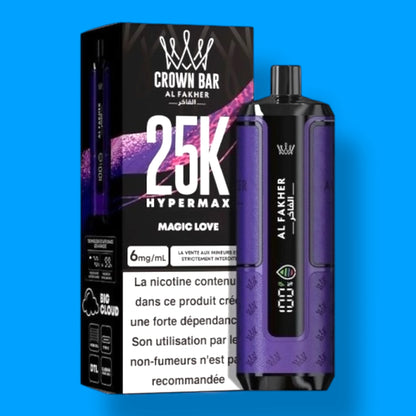 AL Fakher Crown Bar 25K Hypermax Einweg Kit (25000 Puffs) - 💥 Nehme 4 Zahle NUR 3! + Ab einem Einkauf von 100€ 2 Mystery Gratis💥