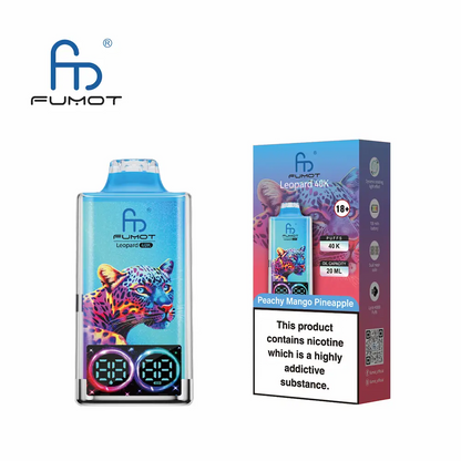 Fumot Leopard 40K Digital Display RGB Lights Einweg Kit (40000 Puffs) - 💥 Nehme 5 Zahle NUR 4! + Ab einem Einkauf von 100€ 2 Mystery Gratis💥