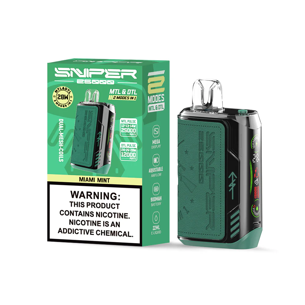 Vapmod Sniper 25000 Puffs Wiederaufladbares Einweg Kit