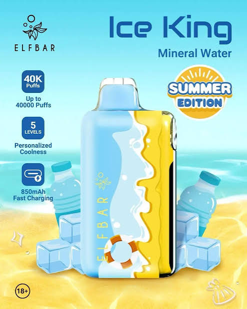 ELF BAR Ice King 40K 40000 Puffs Einweg Kit - Summer Edition - 💥 Nehme 5 Zahle NUR 4! + Ab einem Einkauf von 100€ 2 Mystery Gratis💥