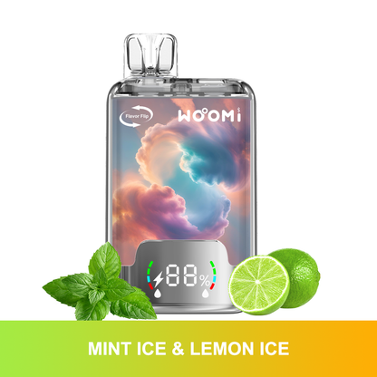 Woomi Twin 20000 Puffs Dual Tank Power Einstellbare Einweg Vape 5 Stück/Packung