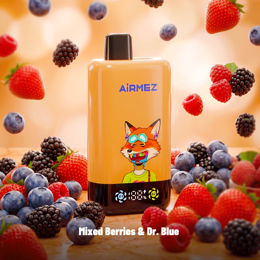 AiRMEZ Fox 2in1 Pro 80K 80000 Puffs Einweg Kit 30ml - 💥 Nehme 4 Zahle NUR 3! + Ab einem Einkauf von 120€ 2 Mystery Gratis💥