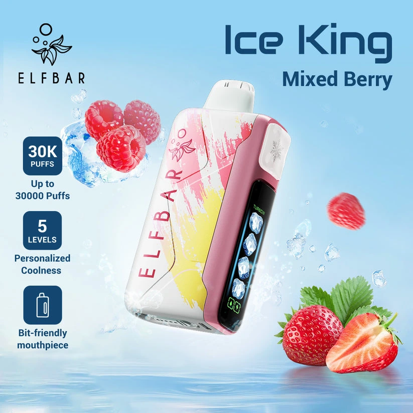 ELF Bar Ice King 30K Wiederaufladbares Einweg Kit (30000 Puffs) - 💥 Nehme 5 Zahle NUR 4!