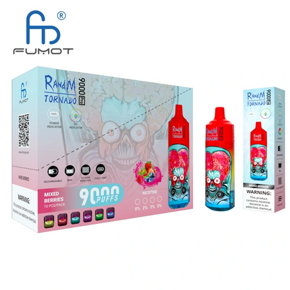 Randm Tornado 9000 Pro 9000 Puffs Wiederaufladbares Einweg Kit