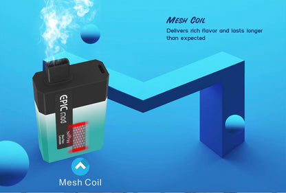 [Clearance sale] NEITH EPICMOD 5500 Wiederaufladbares Einweg E-Zigarette Kit 650mAh (50mg)