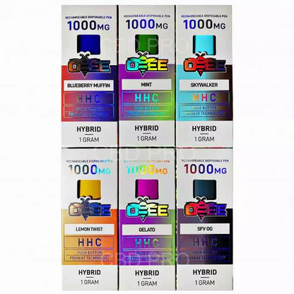 OBEE HHC wiederaufladbare Einweg Vapes 1000mg 95%