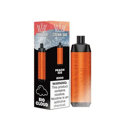[Clearance Sale] Al Fakher Crown Bar Big Cloud 8000 Puffs Wiederaufladbares Einweg Kit DTL - 📢EXKLUSIVES ANGEBOT - Nehme 5 Zahle NUR 4 an der Kasse!+Ab einem Einkauf von 100€ 2 Mystery Vapes Gratis📢