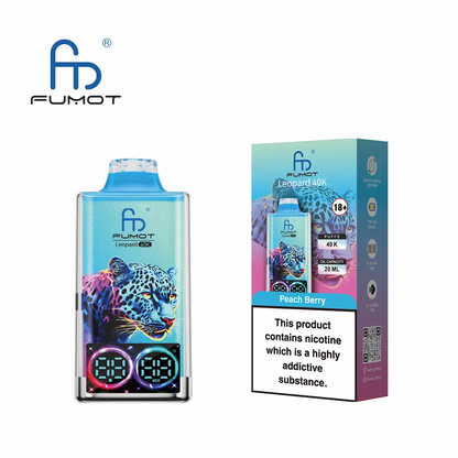 Fumot Leopard 40K Digital Display RGB Lights Einweg Kit (40000 Puffs) - 💥 Nehme 5 Zahle NUR 4! + Ab einem Einkauf von 100€ 2 Mystery Gratis💥