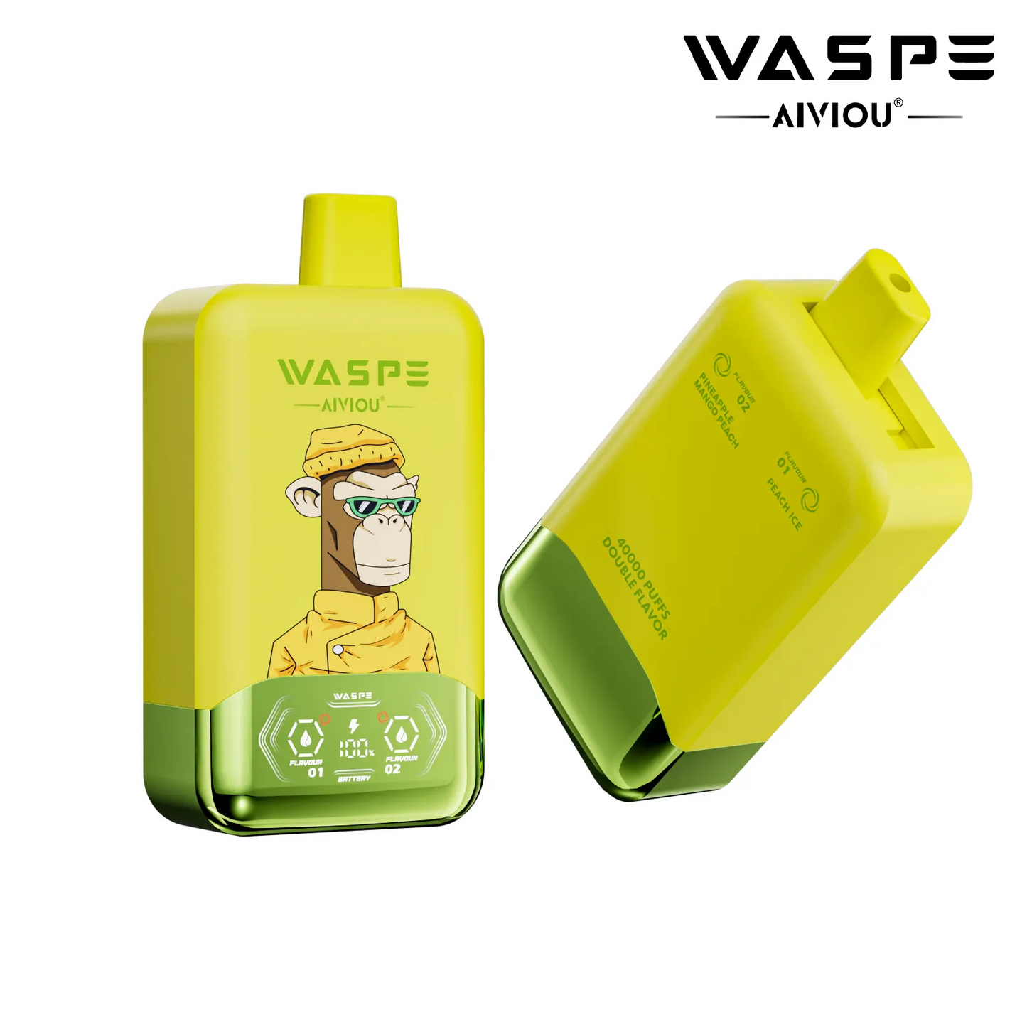 WASPE FIHP 40000 Puffs 40K Einweg Kit (Double Flavor) - 💥 Nehme 5 Zahle NUR 4! + Ab einem Einkauf von 100€ 2 Mystery Gratis💥