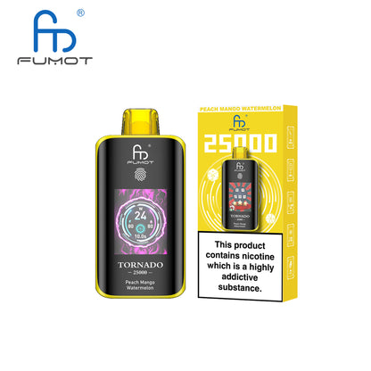 [Clearance Sale] Fumot Randm Tornado 25000 25K Puffs Wiederaufladbares Einweg Kit (Touch Switch) - 💥 Nehme 4 Zahle NUR 3! + Ab einem Einkauf von 120€ 2 Mystery Gratis💥