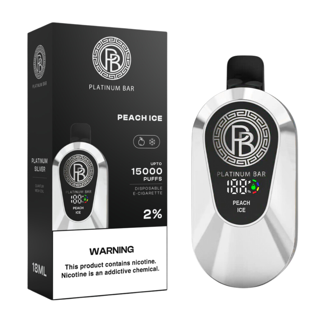 Platinum Bar 15000 Puffs Wiederaufladbares Einweg Kit - 📢EXKLUSIVES ANGEBOT - Nehme 4 Zahle NUR 3! + Ab einem Einkauf von 120€ 1 Mystery Vapes Gratis + Kostenloser Versand 📢