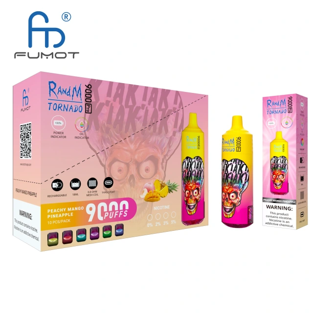 Randm Tornado 9000 Pro 9000 Puffs Wiederaufladbares Einweg Kit