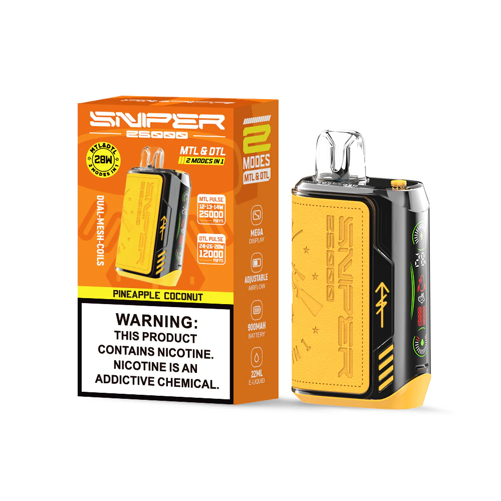 Vapmod Sniper 25000 Puffs Wiederaufladbares Einweg Kit