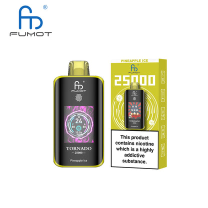 [Clearance Sale] Fumot Randm Tornado 25000 25K Puffs Wiederaufladbares Einweg Kit (Touch Switch) - 💥 Nehme 4 Zahle NUR 3! + Ab einem Einkauf von 120€ 2 Mystery Gratis💥