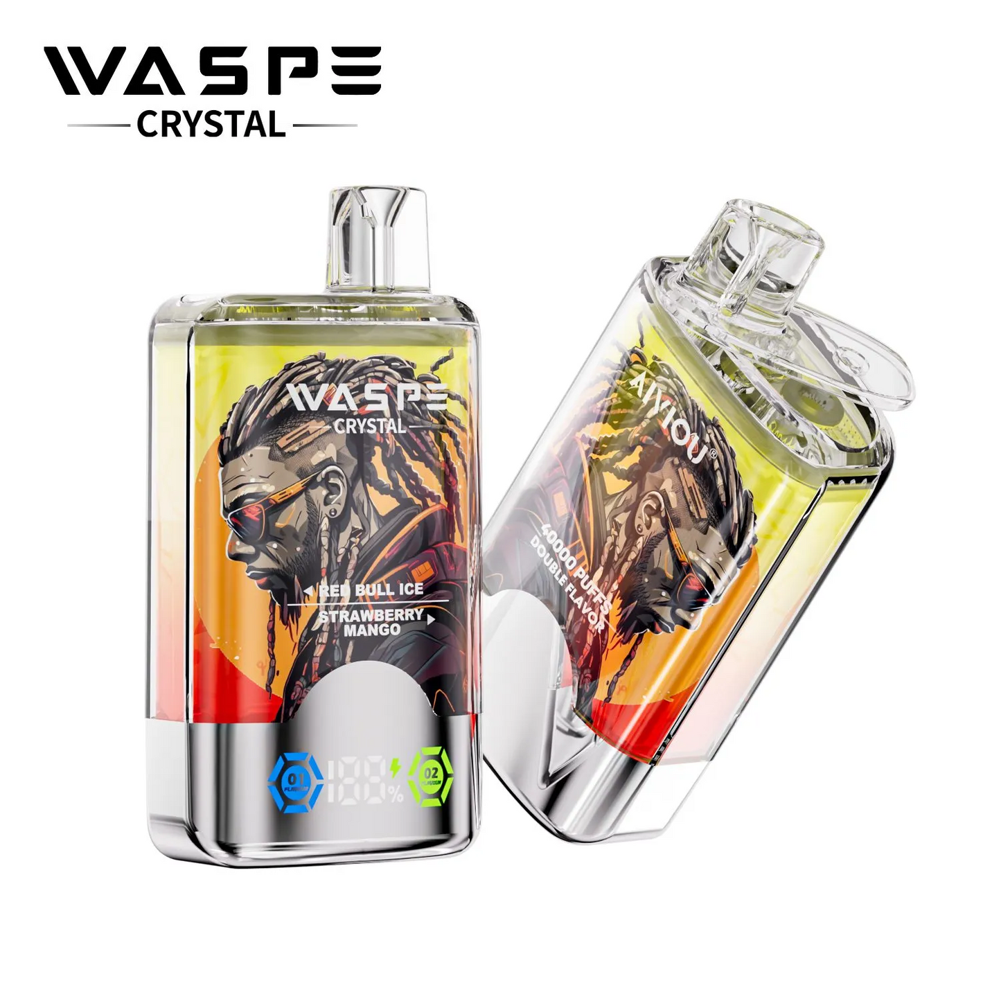 WASPE Crystal 40000 Puffs 40K Einweg Kit (Double Flavor)