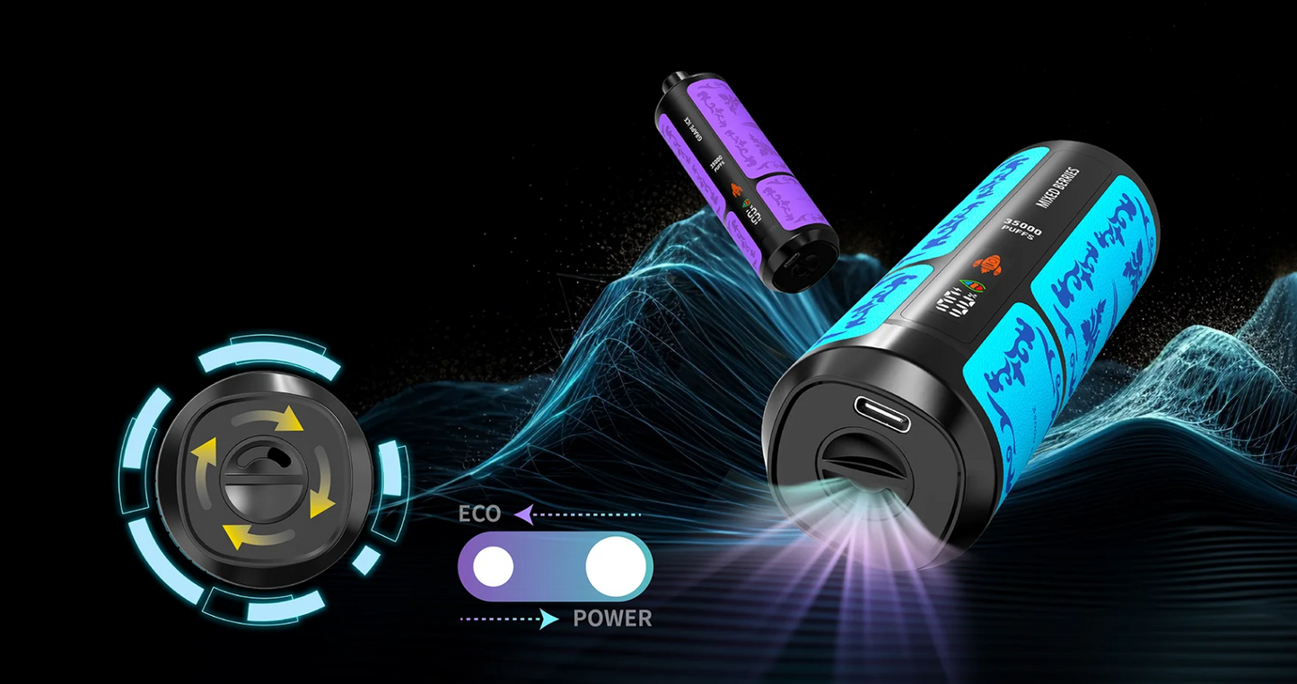 SMPO TRON35000 Shisha Wiederaufladbares Einweg Kit - 💥 Nehme 4 Zahle NUR 3! + Ab einem Einkauf von 100€ 1 Mystery Gratis💥