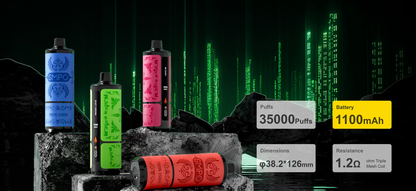 SMPO TRON35000 Shisha Wiederaufladbares Einweg Kit - 💥 Nehme 4 Zahle NUR 3! + Ab einem Einkauf von 100€ 1 Mystery Gratis💥