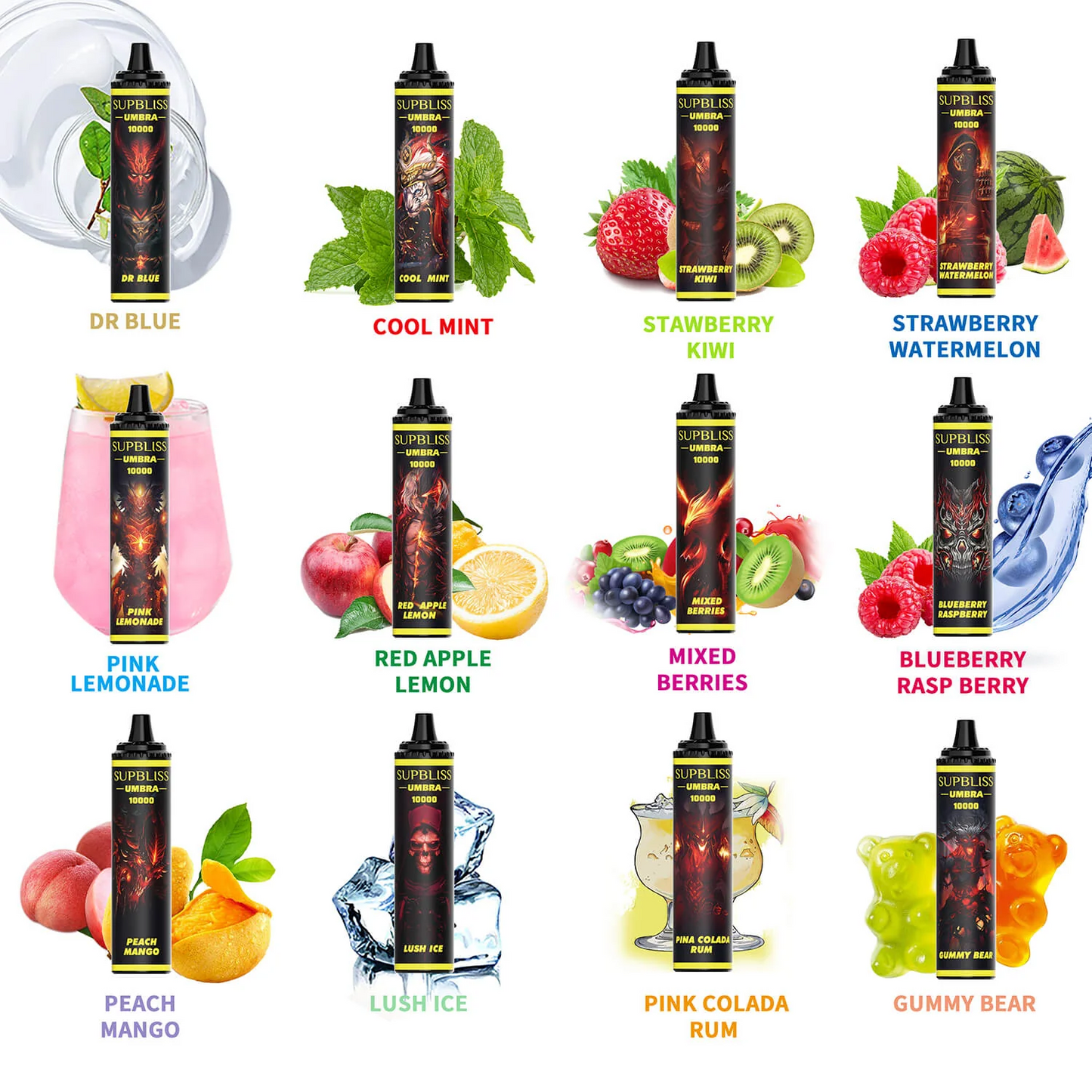 Supbliss Umbra 10000 Einweg Vape Kit 20ml