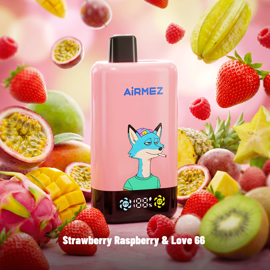 AiRMEZ Fox 2in1 Pro 80K 80000 Puffs Einweg Kit 30ml - 💥 Nehme 4 Zahle NUR 3! + Ab einem Einkauf von 120€ 2 Mystery Gratis💥