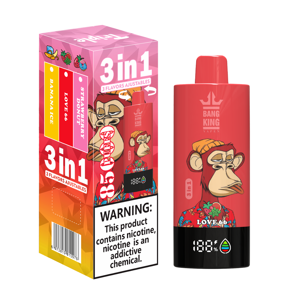 Bang King Triple 85K 3in1 Einweg Kit (85000 Puffs)