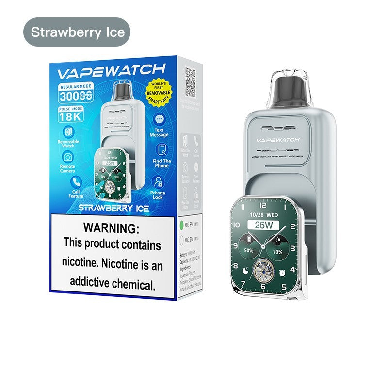 JNR VapeWatch Removable Screen 30K Einweg Kit (30000 Puffs) - 💥 BLACK Friday WEEK - Nehme 4 Zahle NUR 3! + Ab einem Einkauf von 100€ 1 Mystery Vapes Gratis + Ab einem Einkauf von 150€ 2 Mystery Vapes Gratis 💥