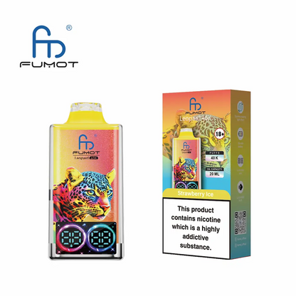 Fumot Leopard 40K Digital Display RGB Lights Einweg Kit (40000 Puffs) - 💥 Nehme 5 Zahle NUR 4! + Ab einem Einkauf von 100€ 2 Mystery Gratis💥